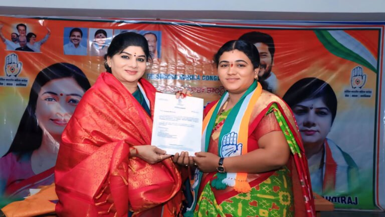 Avusula Bhavani has received the appointment letter as the Woman President of Medak District Congress Party