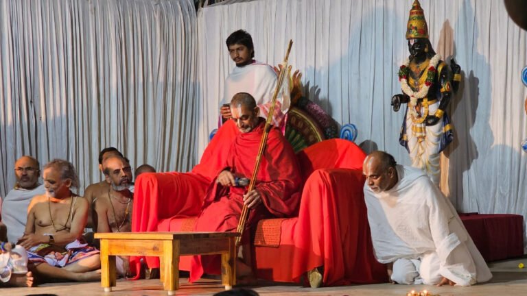 Chinnajeeyar Swamy in Chegunta Venkateswara Swamy Temple