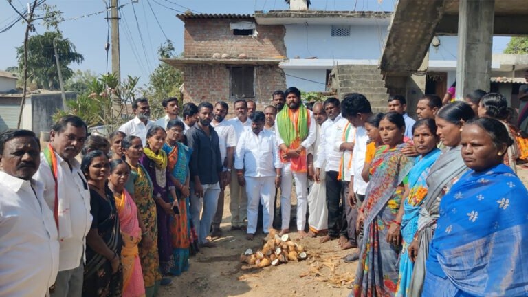 Village development is the aim of the Congress government Poojala Harikrishna