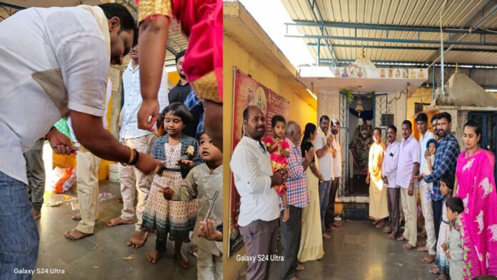 Akshara Abyasas on the occasion of Vasantha Panchami..