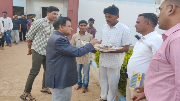 Sudden inspection in Sangareddy Central Jail Kandi..